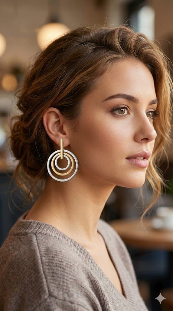 Halo Hoop Earrings